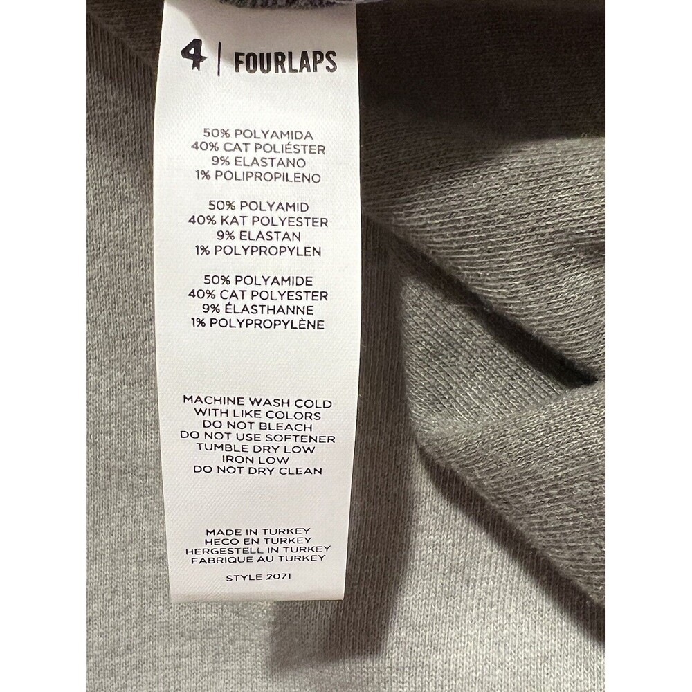 4Laps FourLaps Shorts Women’s Aero Seamless Short 5" Grey Heather M/L  NWT - Picture 6 of 6